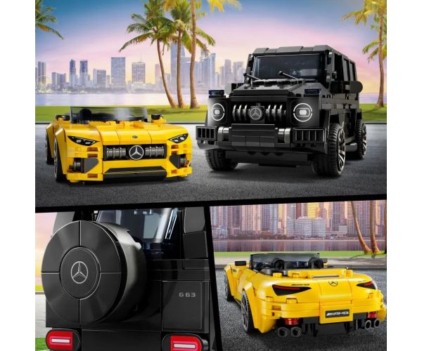 LEGO® Speed Champions: Mercedes-AMG G 63 i Mercedes-AMG SL 63 (76924)
