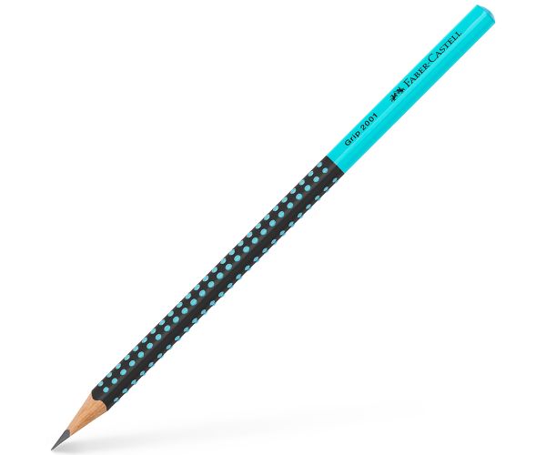 Faber-Castell: Grip 2001 grafitna olovka HB crno-tirkizna