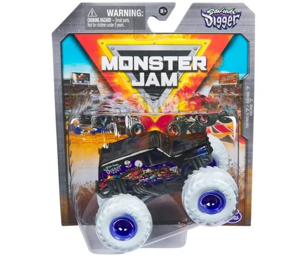 Monster Jam: Son-uva Digger monster truck autić – 1:64 – Spin Master