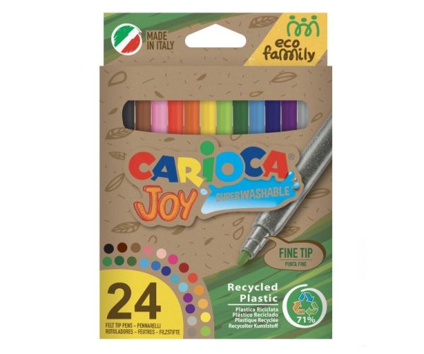 Eco Family Joy flomasteri u boji set od 24kom - Carioca