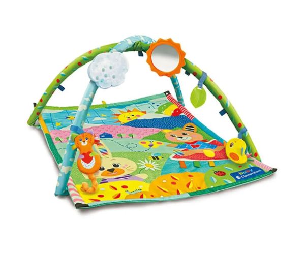 Otkrijte! Podloga za igru ​​životinja s dodacima 61x82cm - Clementoni baby