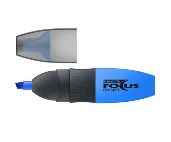 ICO: Focus plavi textmarker