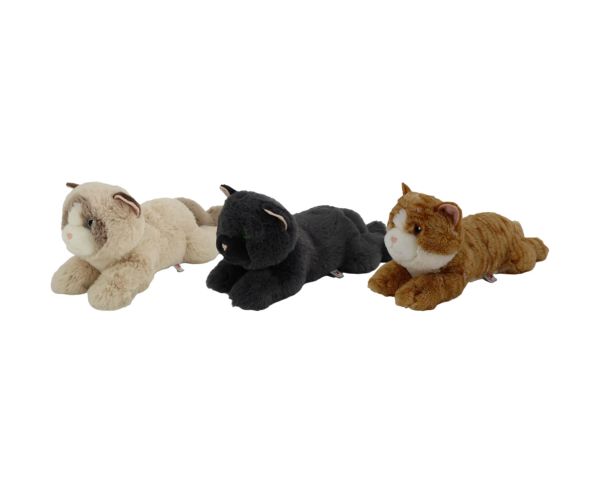 Nicotoy: Ležeća plišana mačka u više boja 38cm 1db – Simba Toys