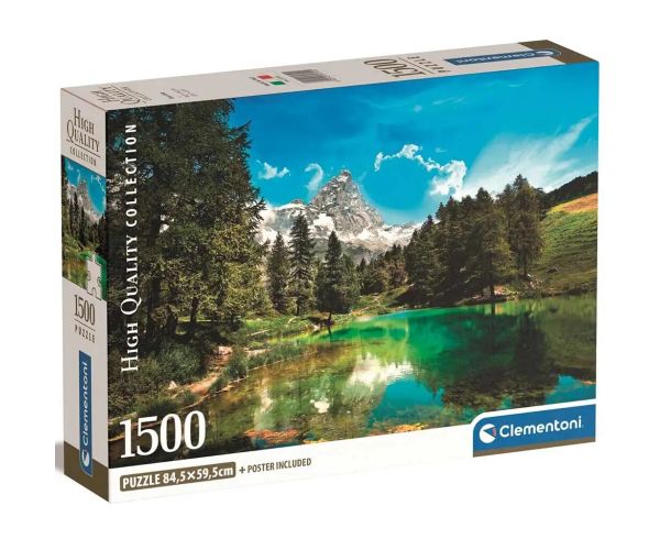 Nebesko plava jezera 1500kom HQC puzzle 84,5x59,5cm - Clementoni