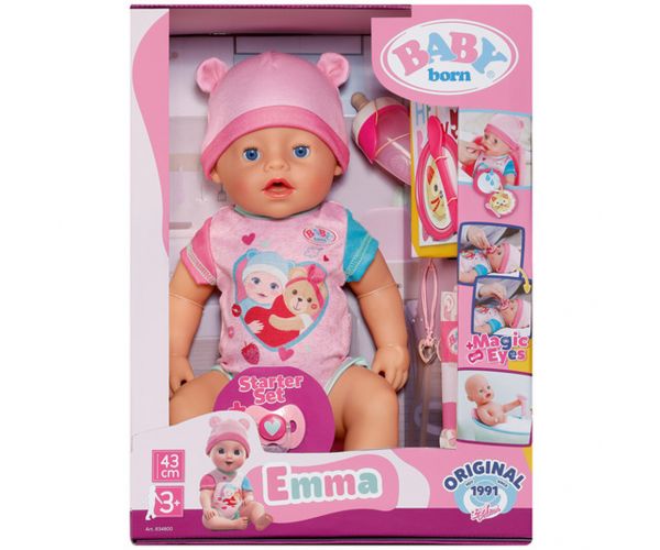 Baby Born: Emma interaktivna lutka set s dodacima 43 cm - Zapf Creation