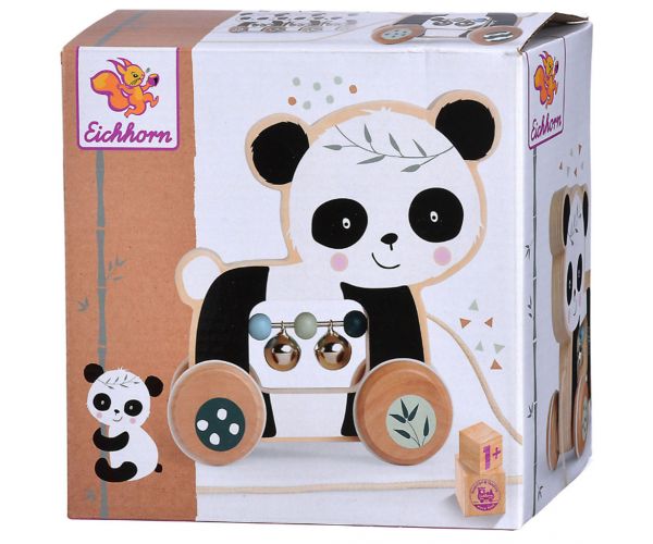 Eichhorn: Gurulós pandás fa húzós játék - Simba Toys