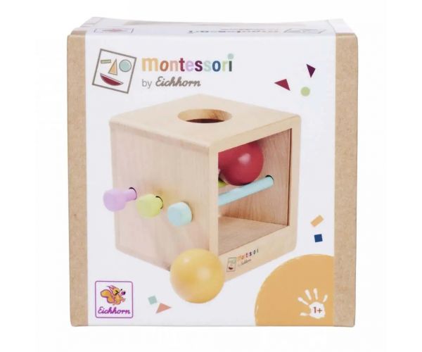 Eichhorn: Montessori Fa Golyóbedobó Doboz – Készségfejlesztő játék a legkisebbeknek - Simba Toys