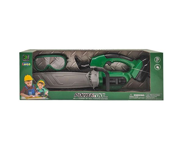 Električna motorna pila PowerTool sa naočalama za djecu