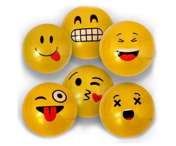 Emoji gumena lopta u nekoliko verzija 23cm
