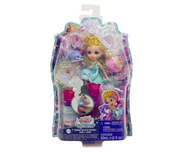 Enchantimals: Figura sirene sa mjehurićima za puhanje i sa dodacima - Mattel