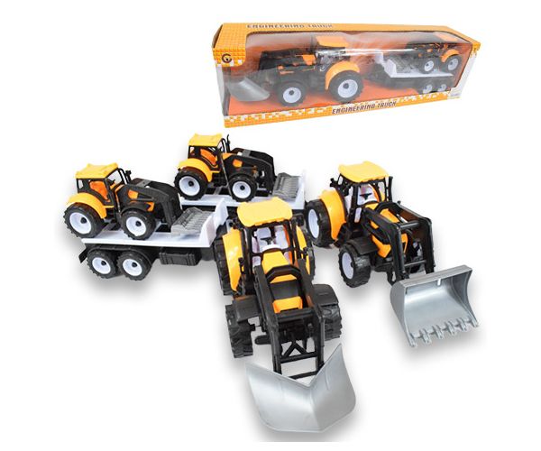Engineering Truck: 2-dijelni traktor set s prikolicom i priključkom 46cm