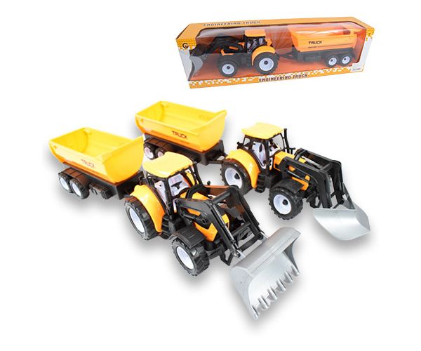 Engineering Truck: Bager traktor radni stroj sa prikolicom 45 cm