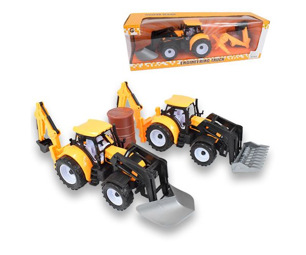 Engineering Truck: Traktorski radni stroj rovokopač utovarivač u dvije verzije 39 cm