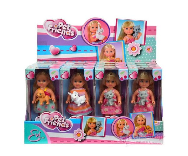Evi Love sa prijateljima životinjama 3 vrste - Simba Toys