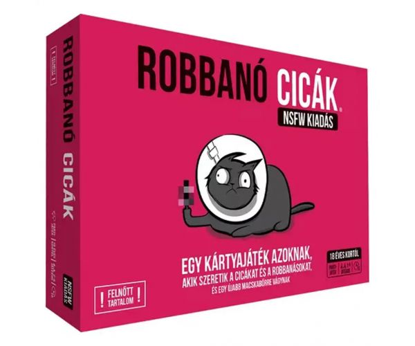 Robbanó cicák társasjáték - NSFW kiadás
