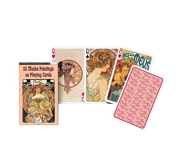 Exkluziv remi karte - Mucha 1x55 - Piatnik