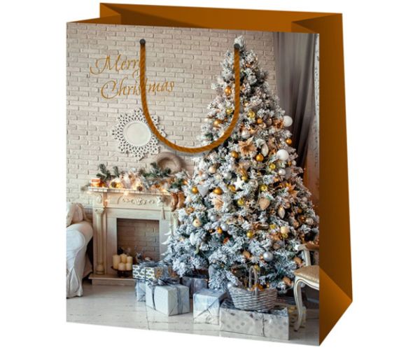 Merry Christmas! Božićna velika poklon vrećica 40x20x56cm