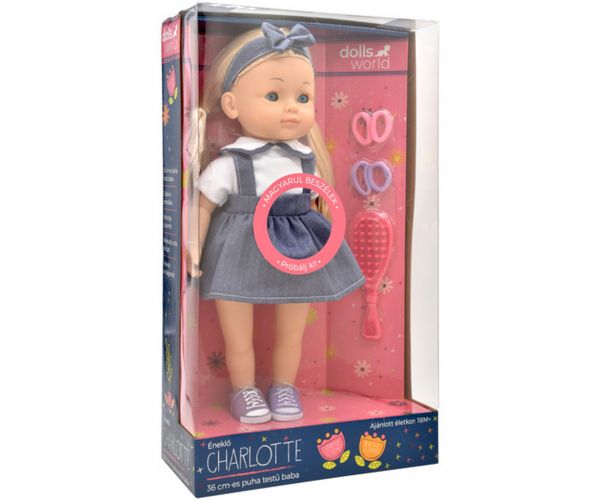 Dolls World: Hrvatski govoreća Charlotte lutka u traper suknji