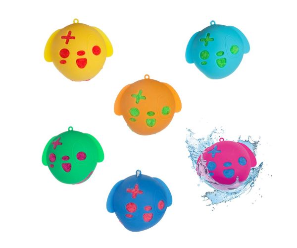Splash višekratna lopta za vodene bombe, 6 cm, u više varijanti, 1 kom