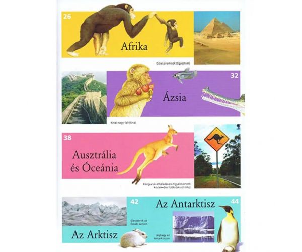 Ilustrirani atlas za djecu - Životinje u svijetu edukativna knjiga