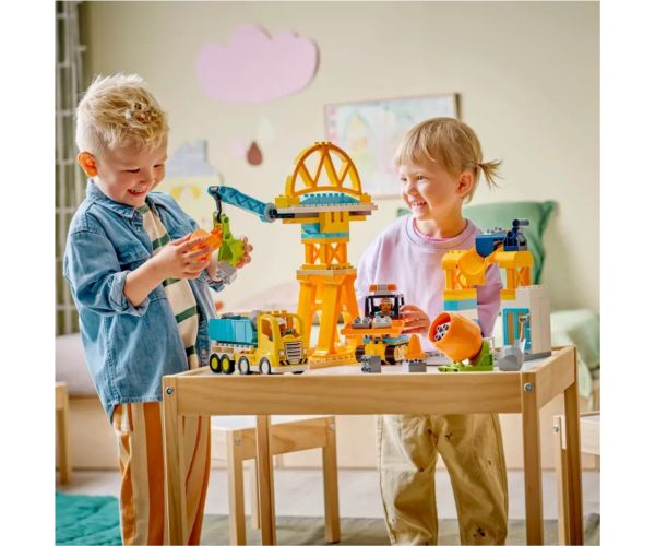 LEGO® DUPLO®: 3 u 1 građevinsko područje i građevinski strojevi (10476)