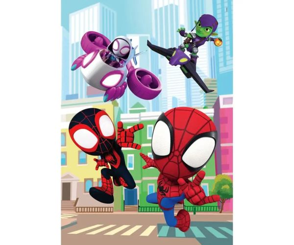 Spidey i njegovi čudesni prijatelji 60-dijelni maxi supercolor puzzle - Clementoni
