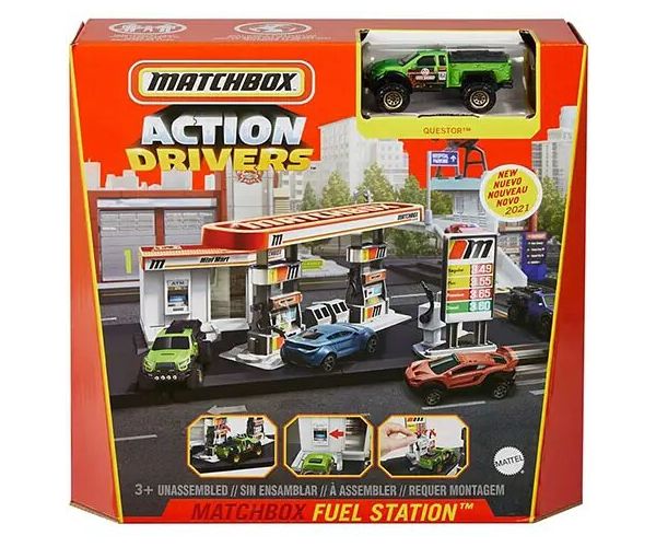 Matchbox: Action Drivers Benzinska set za igranje - Mattel