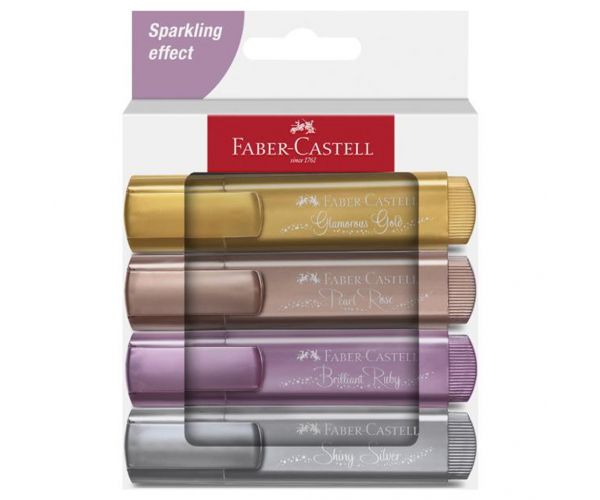 Faber-Castell: 1546 Metalni set od 4 flomastera za isticanje teksta