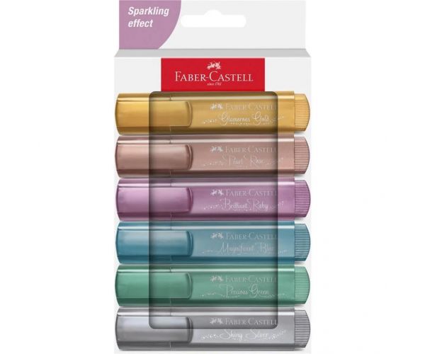 Faber-Castell: 1546 Metalni set od 6 marker za isticanje teksta