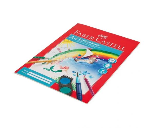 Faber-Castell: A4 rajzfüzet – 20 ív, 100 g-os papírral