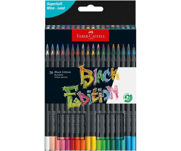 Faber-Castell: Black Edition set olovaka u boji, 36 komada
