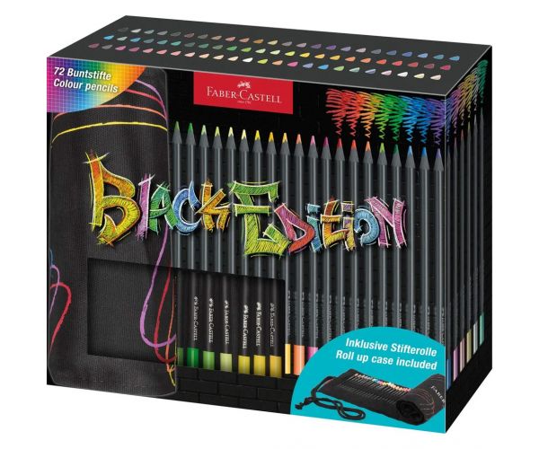 Faber-Castell: Black Edition set šarenih olovaka, 72 komada