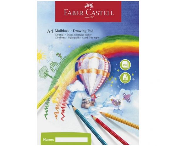 Faber-Castell: Rajzfüzet A4-es 100 ív 80g