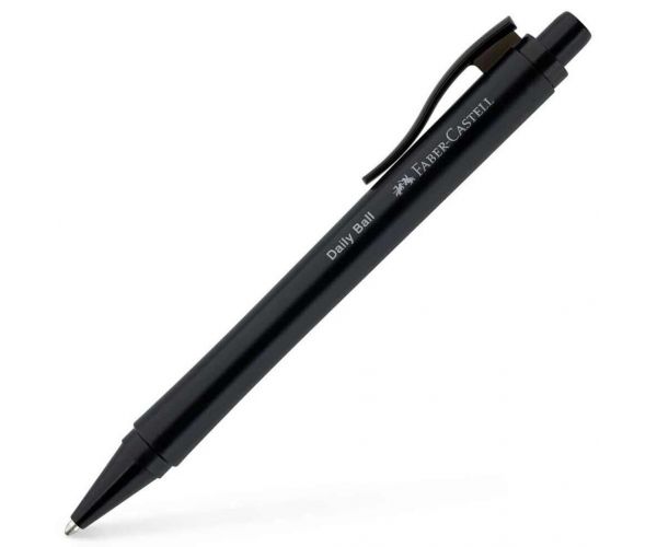 Faber-Castell: Daily Ball plava kemijska olovka s crnim tijelom