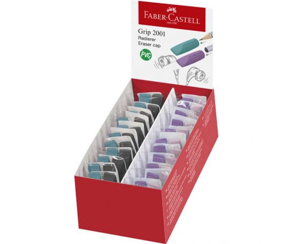 Faber-Castell: GRIP set od 2 gumica za brisanje s poklopcem u više varijanti