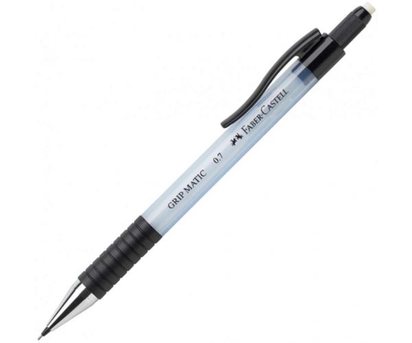 Faber-Castell: Grip Matic grafitna olovka s mehanizmom za punjenje, s vrhom od 0,7 mm, u svijetloplavoj boji