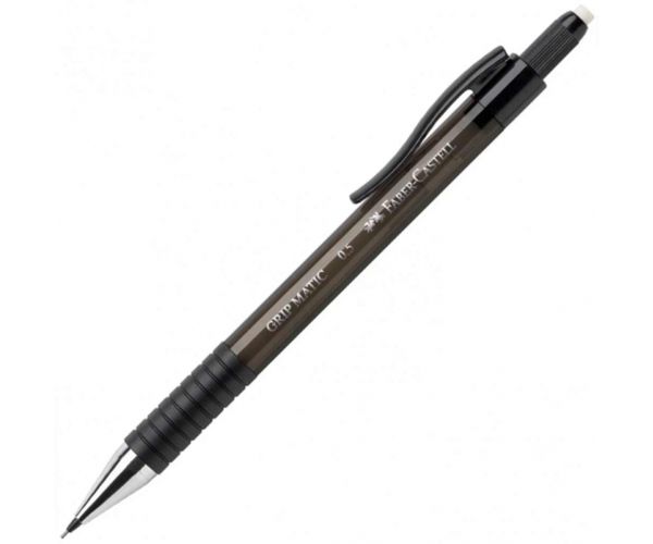 Faber-Castell: Grip Matic mehanička olovka s grafitnom minom od 0,5 mm u crnoj boji