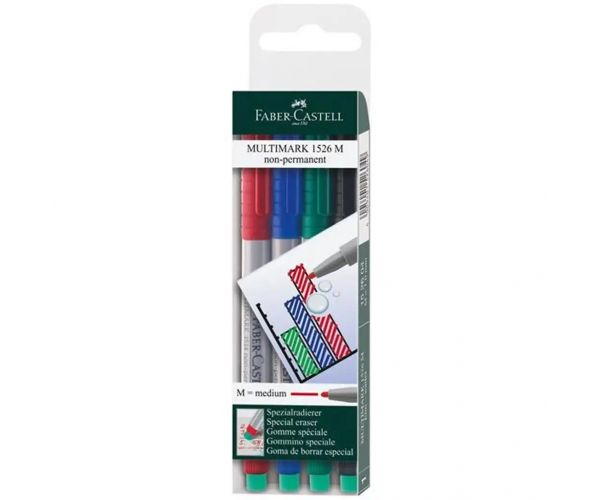 Faber-Castell: Multimark fóliafilc szett M – 4 db