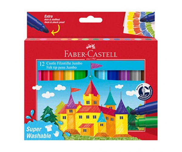 Faber-Castell: Perivi set od 12 Jumbo flomastera