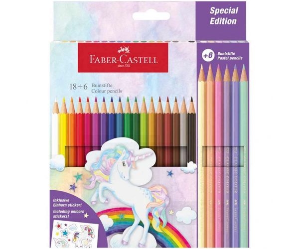 Faber-Castell: Set bojica sa motivom dvorca 18+6 komada