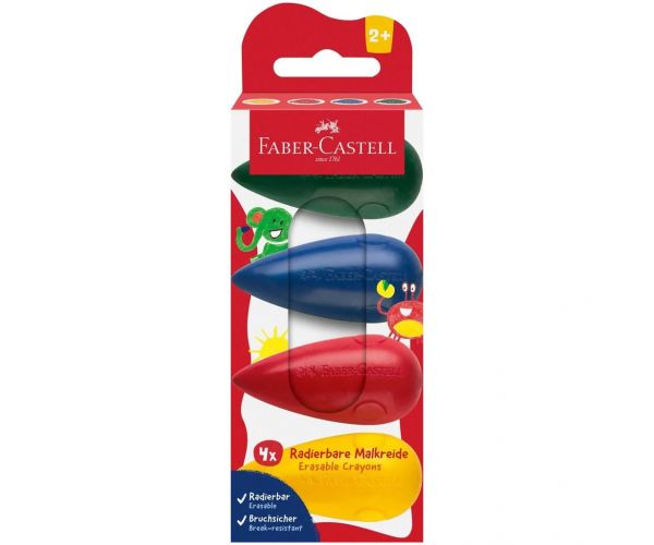 Faber-Castell: Set od 4 voštanih bojica u obliku kapljice