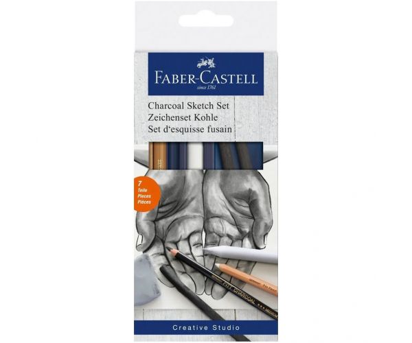 Faber-Castell: Set za skiciranje s ugljenom, 7 komada