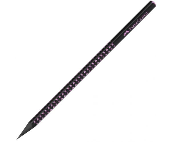 Faber-Castell: Sparkle grafitna olovka crno-ružičasta B