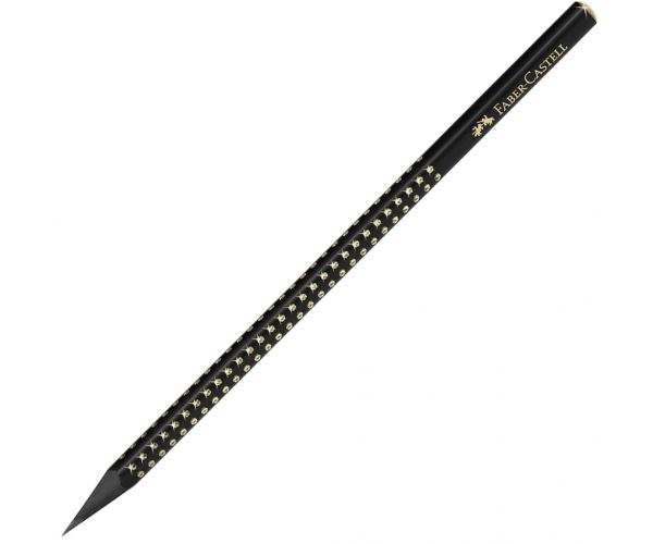 Faber-Castell: Sparkle grafitna olovka crno-zlatna B