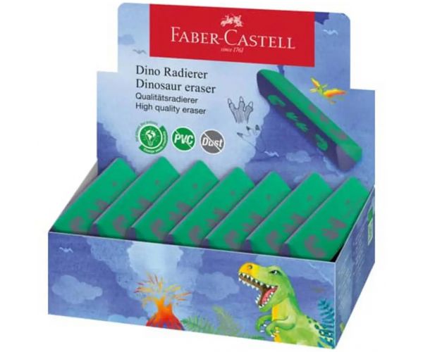 Faber-Castell: Dínós háromszög radír 1db