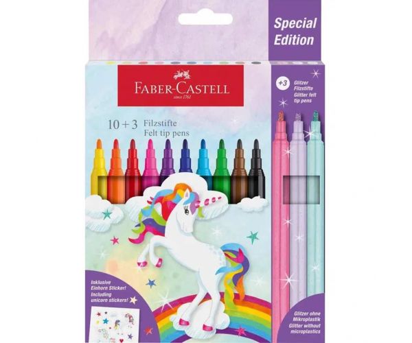 Faber-Castell: set od 13 flomastera s motivom jednoroga