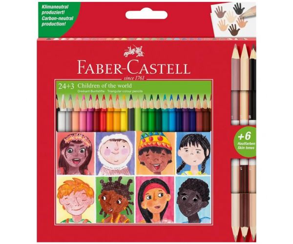 Faber-Castell: 24+3db-os színes ceruza szett