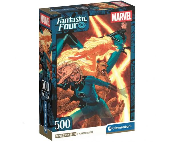 A fantasztikus négyes 500db-os puzzle - Clementoni