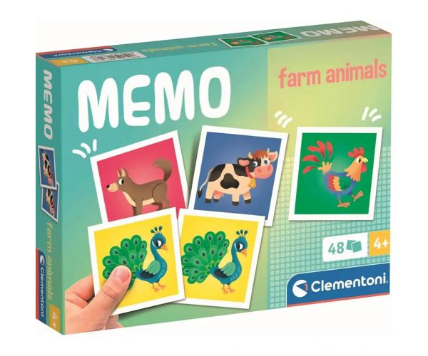 Farm állatos 48db-os memóriajáték - Clementoni