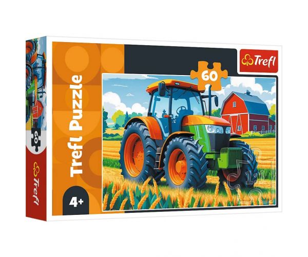A gazda traktora 60db-os puzzle - Trefl